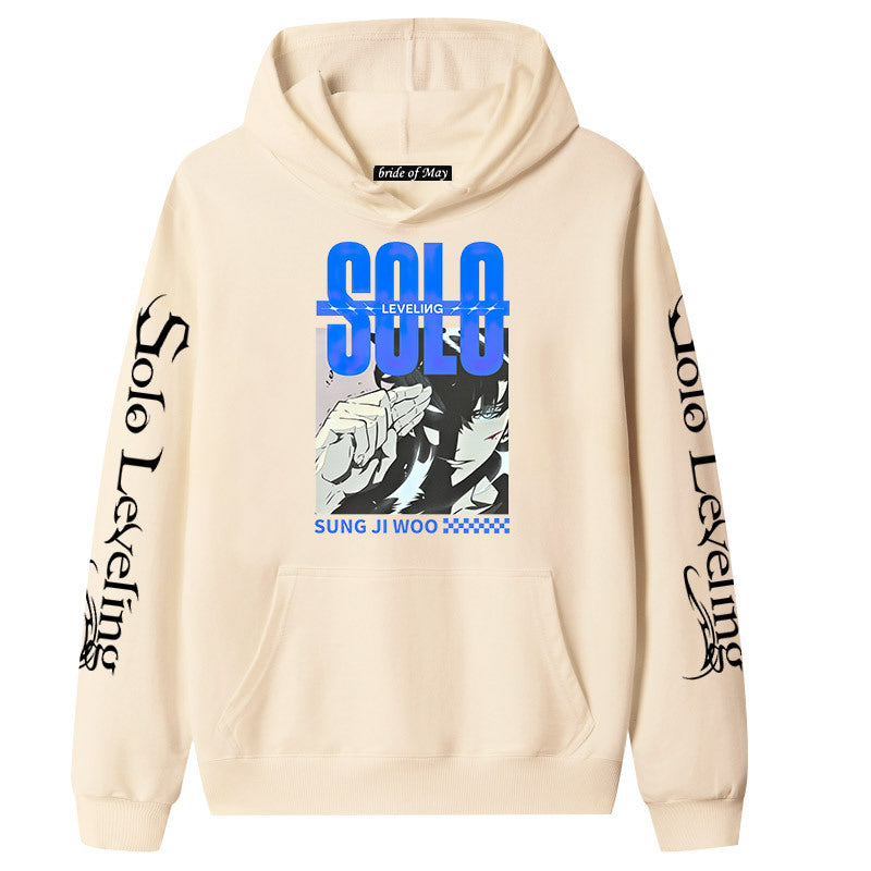 Unisex Manga Pattern Loose Hoodie