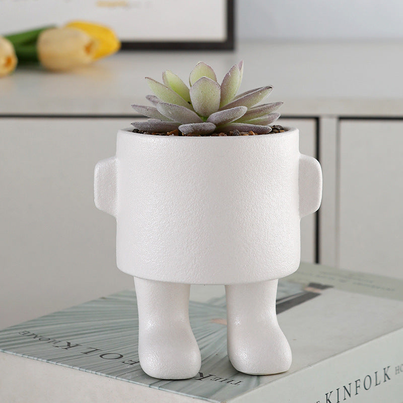 Funny Human Shaped Ceramic Pots