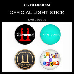 GD Übermensch Badge Mirror Keychain Set
