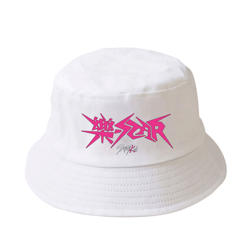 Trendy KPOP Star Personalized Logo Bucket Hat