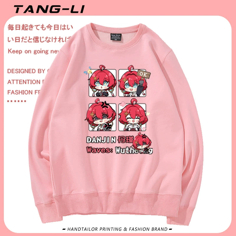 Unisex Game Pattern Crew Neck Sweatshirt