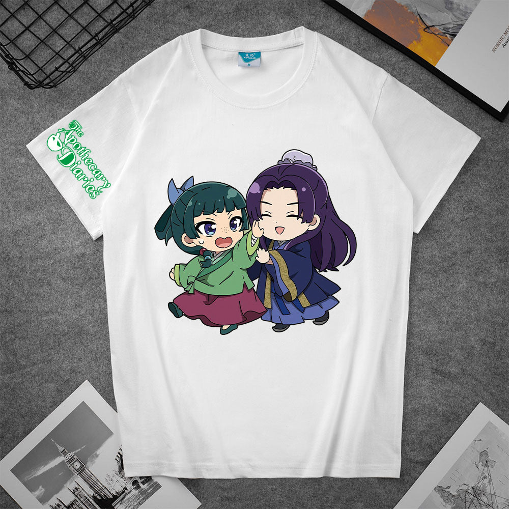 Trendy Girl's Anime Short Sleeve T-Shirt