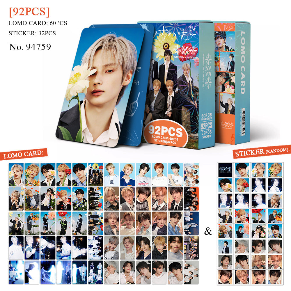 92PCS TXT Setsuna Hanabi Photocard Stickers