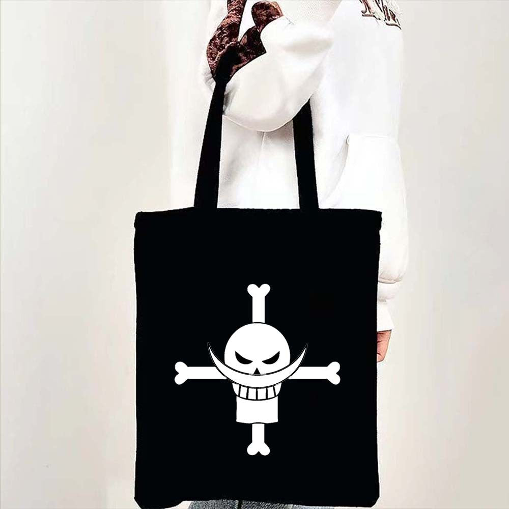 Luffy Printed Canvas Shoulder Tote Bag