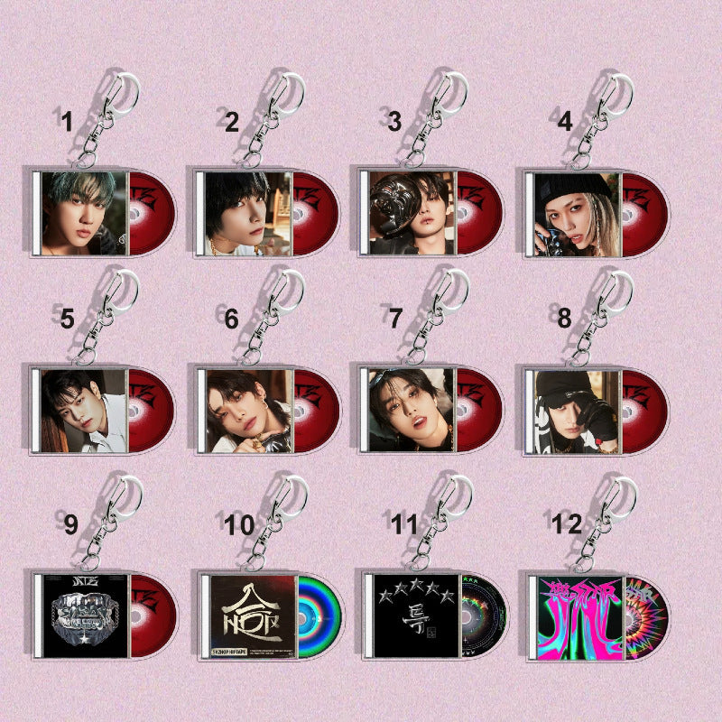 SKZ Album Acrylic Pendant Bag Keychain