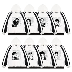 KPOP Album KARMA Character Ink Print Hoodie