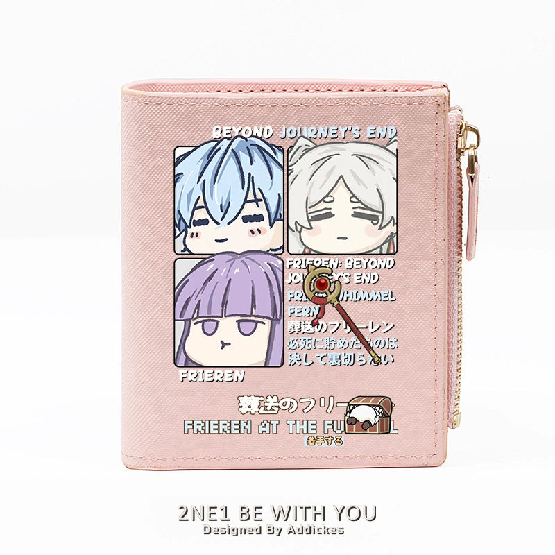 Anime Short Zipper Wallet
