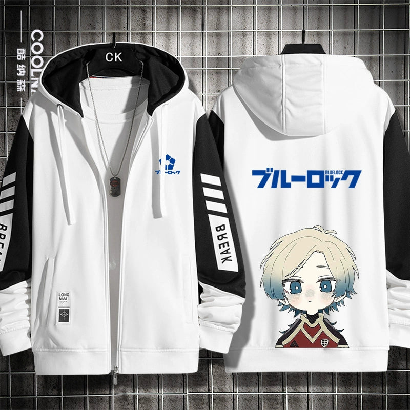 Cool Anime Printed Cardigan Thin Hoodie
