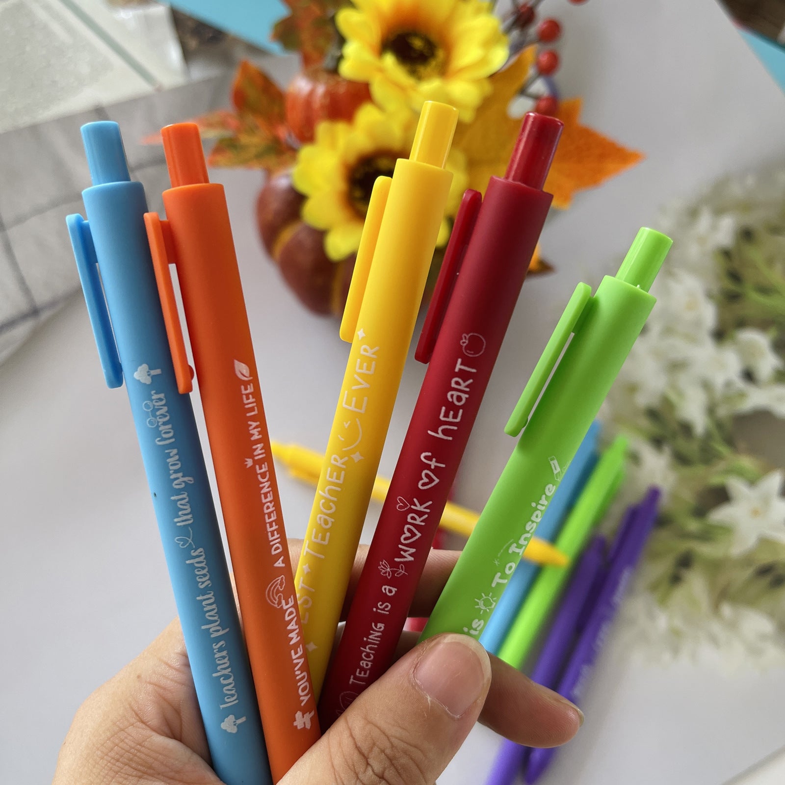 Lovely Quotes Print Neutral Pen Set