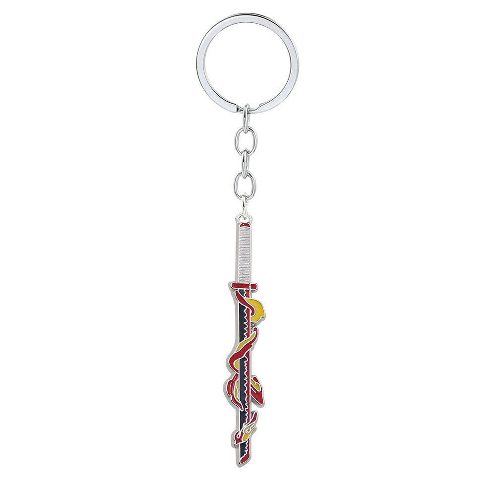 Anime Sword Metal Keychain Pendant