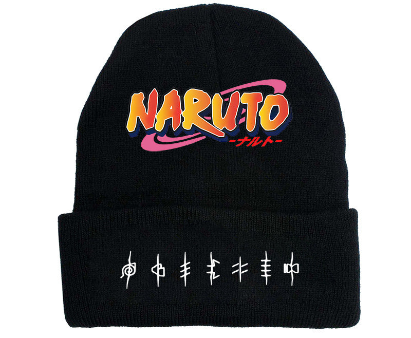 Versatile Anime Print Knitted Hat