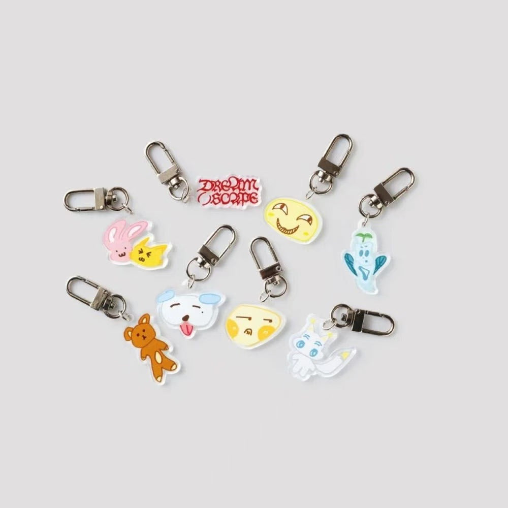 KPOP Cartoon Double-sided Keychain Backpack Pendant