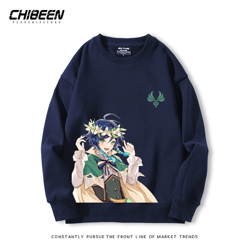 Venti Barbatos Game Crew Neck Sweatshirt