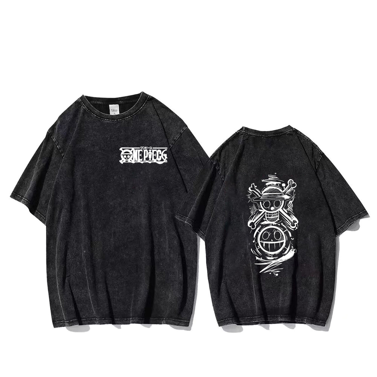 Luffy Washed Short-sleeved T-shirt