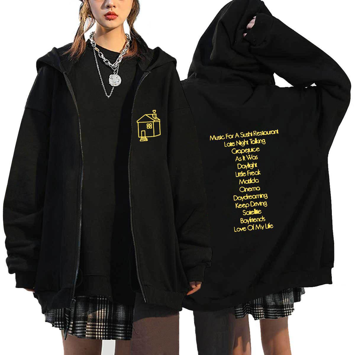 Lovely Girls Love on Tour Graphic Zip Up Hoodie