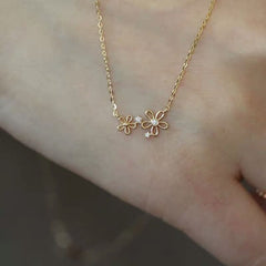 S925 Silver Daisy Necklace