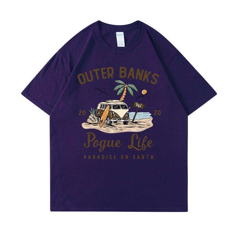Women's TV Printed Short-sleeved T-shirt