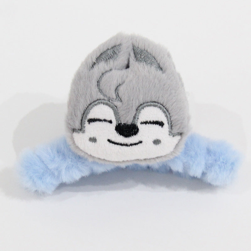 Cartoon KPOP Plush Grab Clip Hairpin