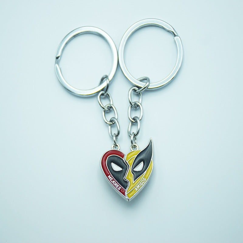 Deadpool and Wolverine Couple Necklace Accessories