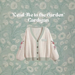 TS FOLKLORE Embroidered Sweater Cardigan