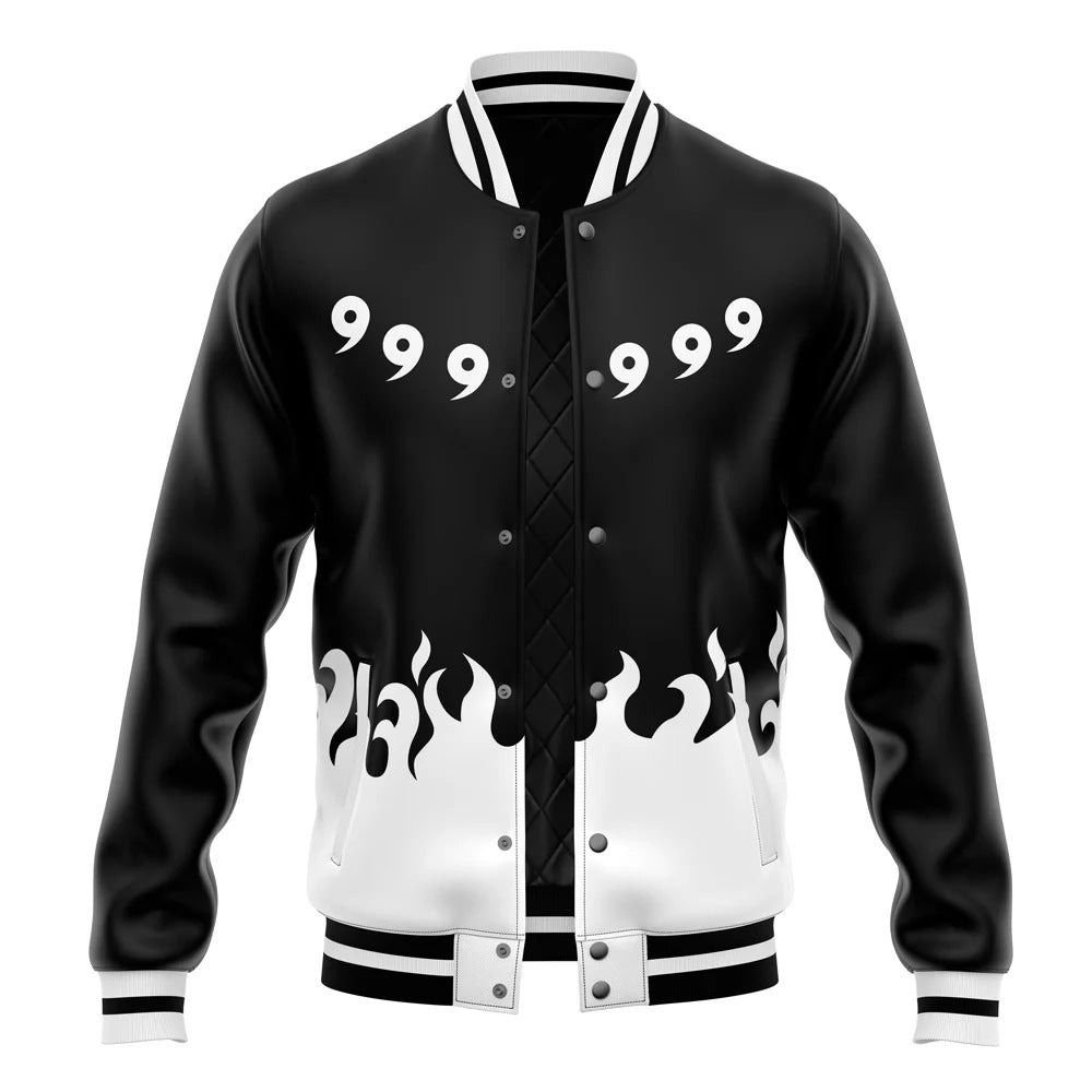 Trendy Anime 3D Printed Baseball Jacket