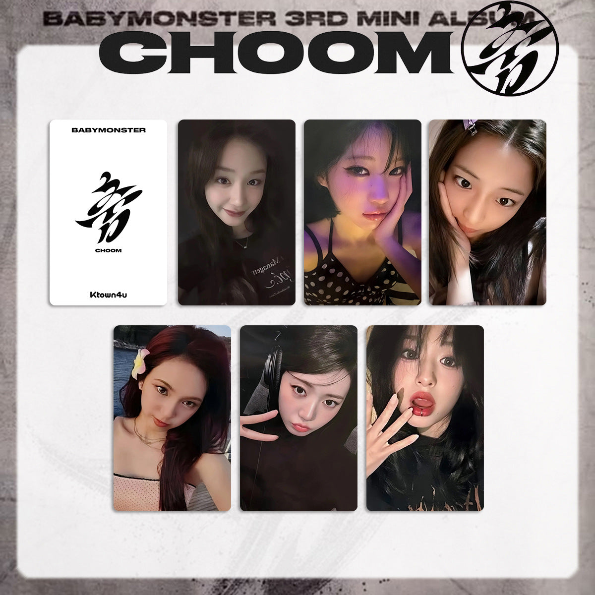BM CHOOM Album K4 MAKESTAR Photocard
