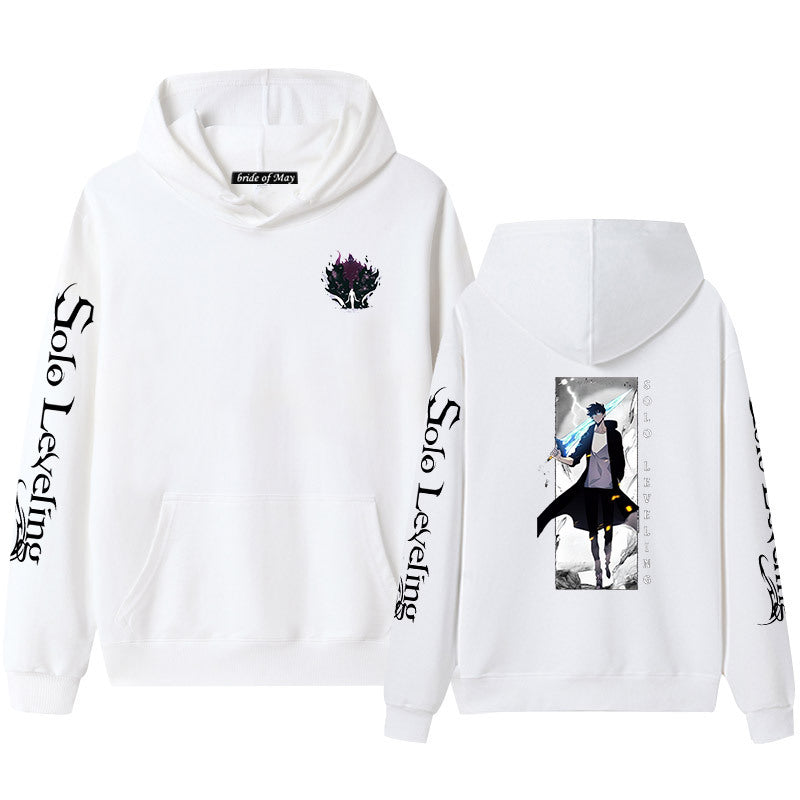 Unisex Anime Printed Pullover Hoodie