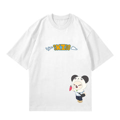 SKZ00 Cartoon Print Short Sleeve Tee
