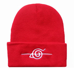 Trendy Red Cloud Logo Knitted Hat