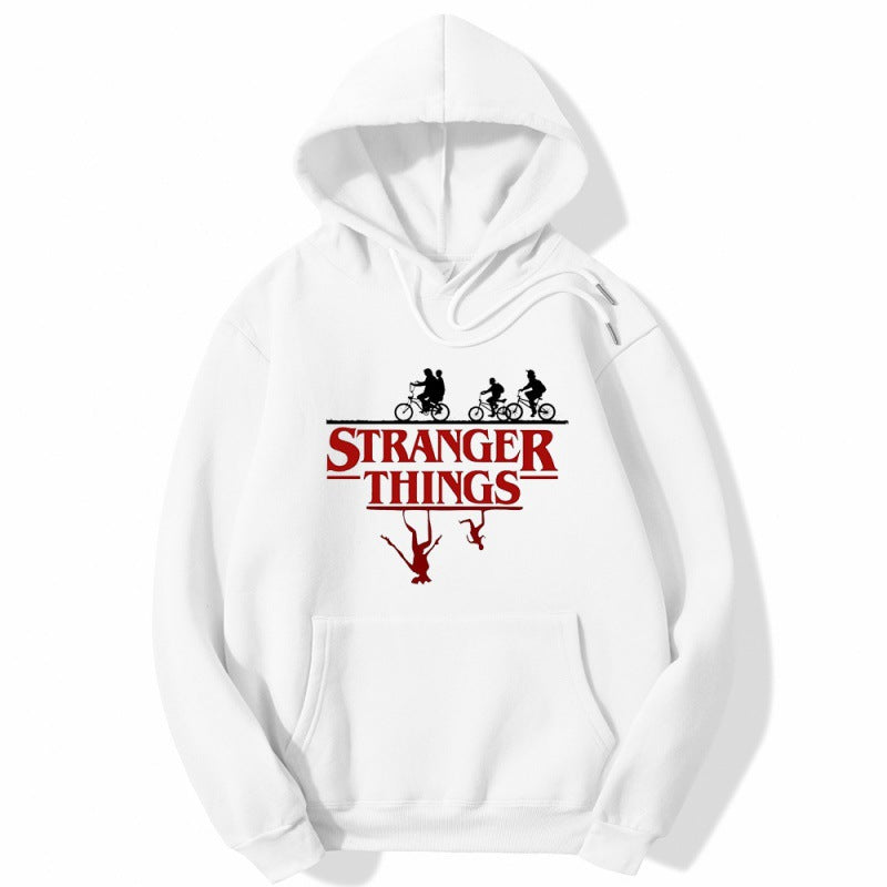Unisex Tv Logo Printed Pullover Hoodie