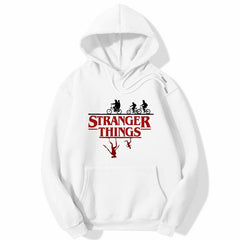 Unisex Tv Logo Printed Pullover Hoodie