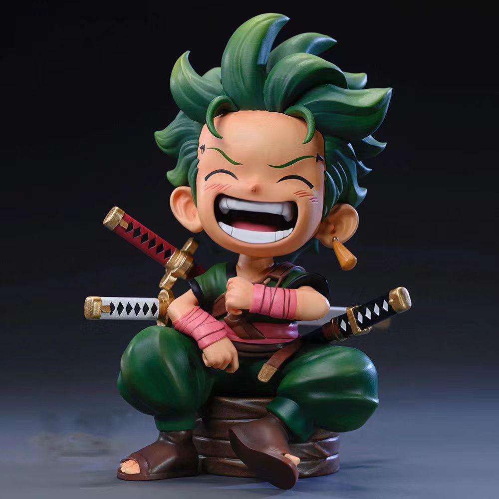 Sitting Luffy Zoro Sanji Figure Doll