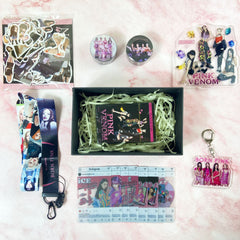 BORN PINK Album Sticker Lanyard Keychain Gift Box
