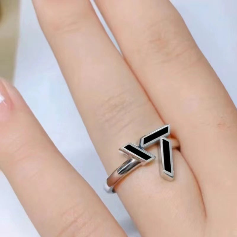 Chic Kpop Logo Ring