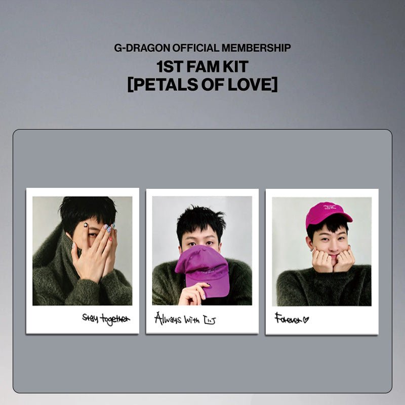 GD "PETALS OF LOVE" Polaroid Photo Card