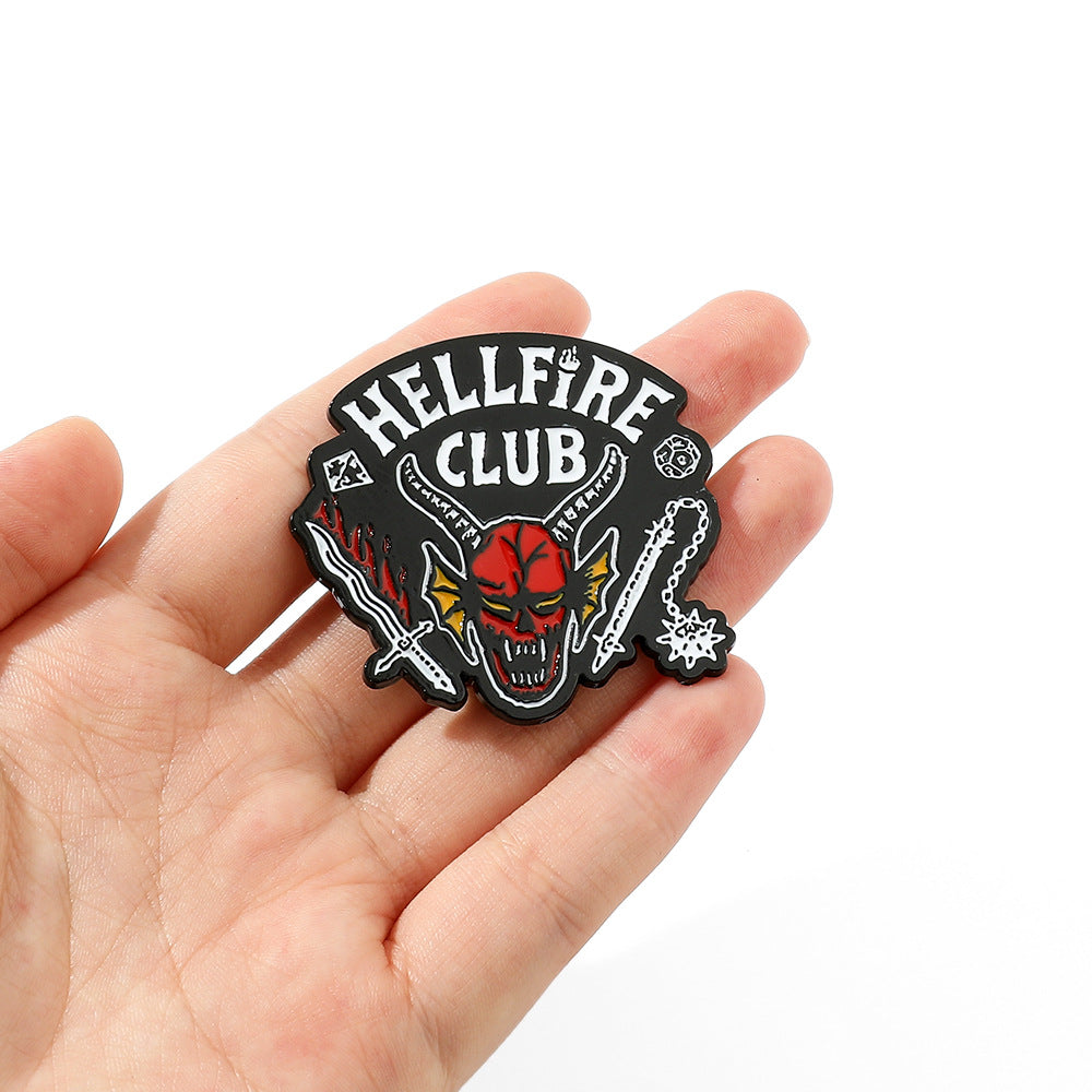 Hellfire Club Brooch Badge