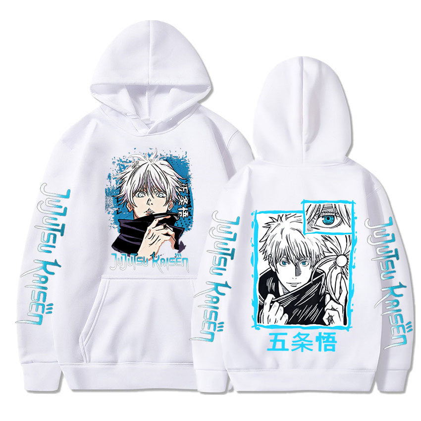 Unisex Satoru Gojo Printed Casual Hoodie