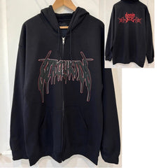 SKZ Logo Women's Casual Zipper Coat