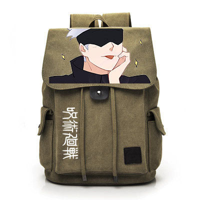 Retro Anime Canvas Schoolbag Backpack