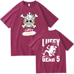 Unisex Luffy Gear 5 Loose Short-sleeved T-shirt