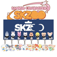SKZ Collab Acrylic Pendant Keyring Set