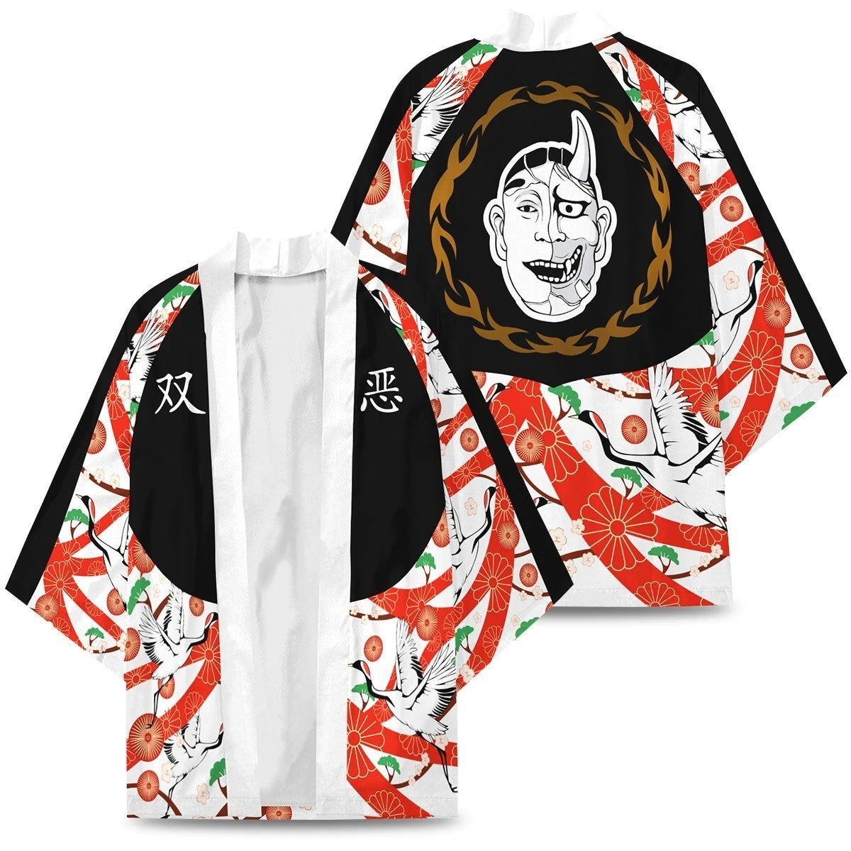 Unisex Anime Cos 3D Printed Kimono Cloak