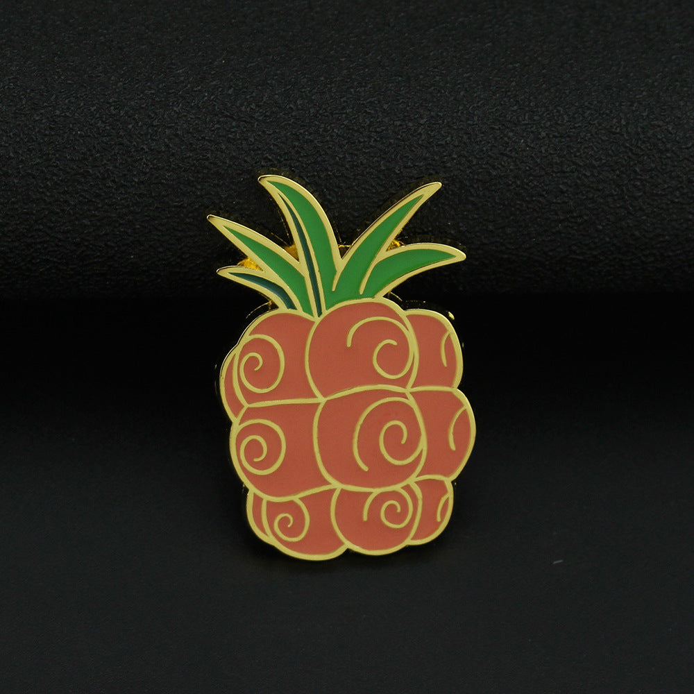 Lovely Devil Fruit Badge Brooch