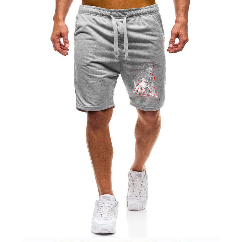 Men's Baki Anime Casual Sports Shorts