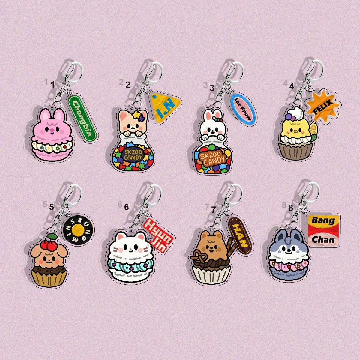 SKZ Doll Bag Pendant Keychain