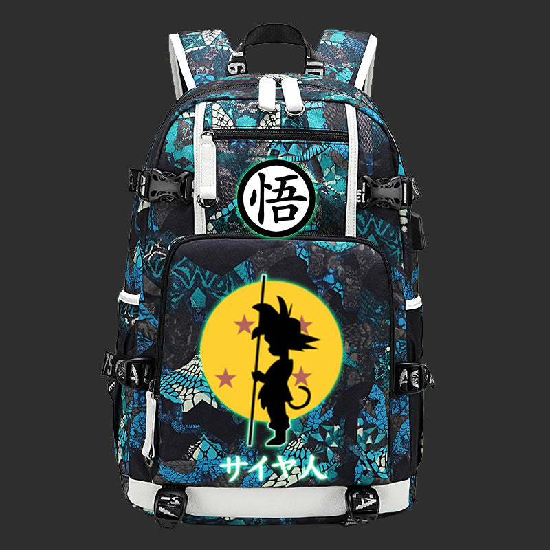 Trendy Anime Luminous Backpack