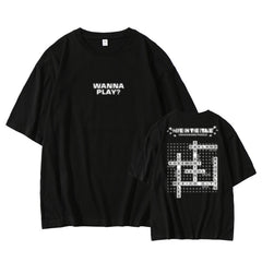 HOPE ON THE STAGE Round Neck Short-sleeved T-shirt