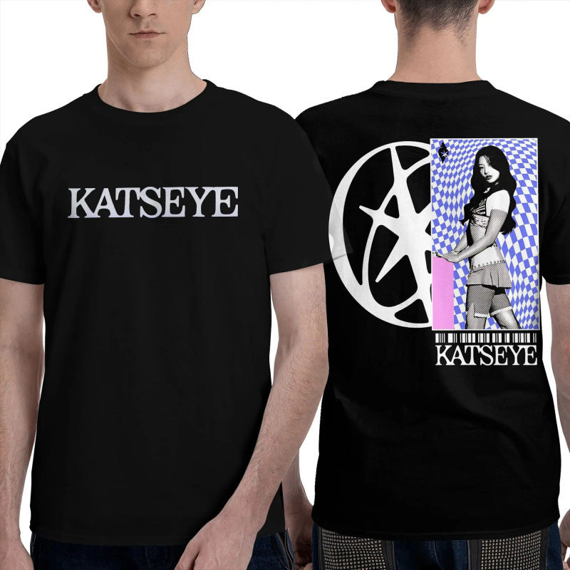 Casual Kpop Katseye Gabriela Logo T-Shirt