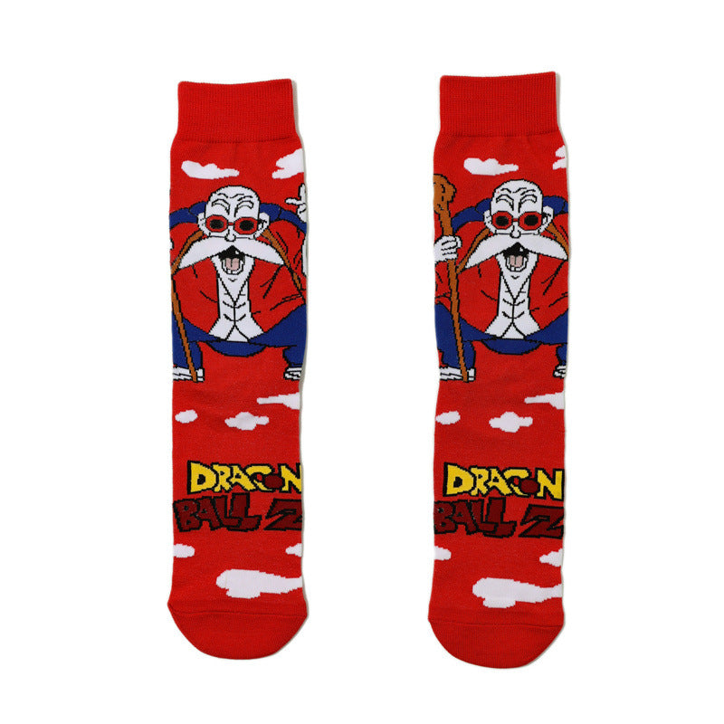 Anime Cotton Medium Tube Socks