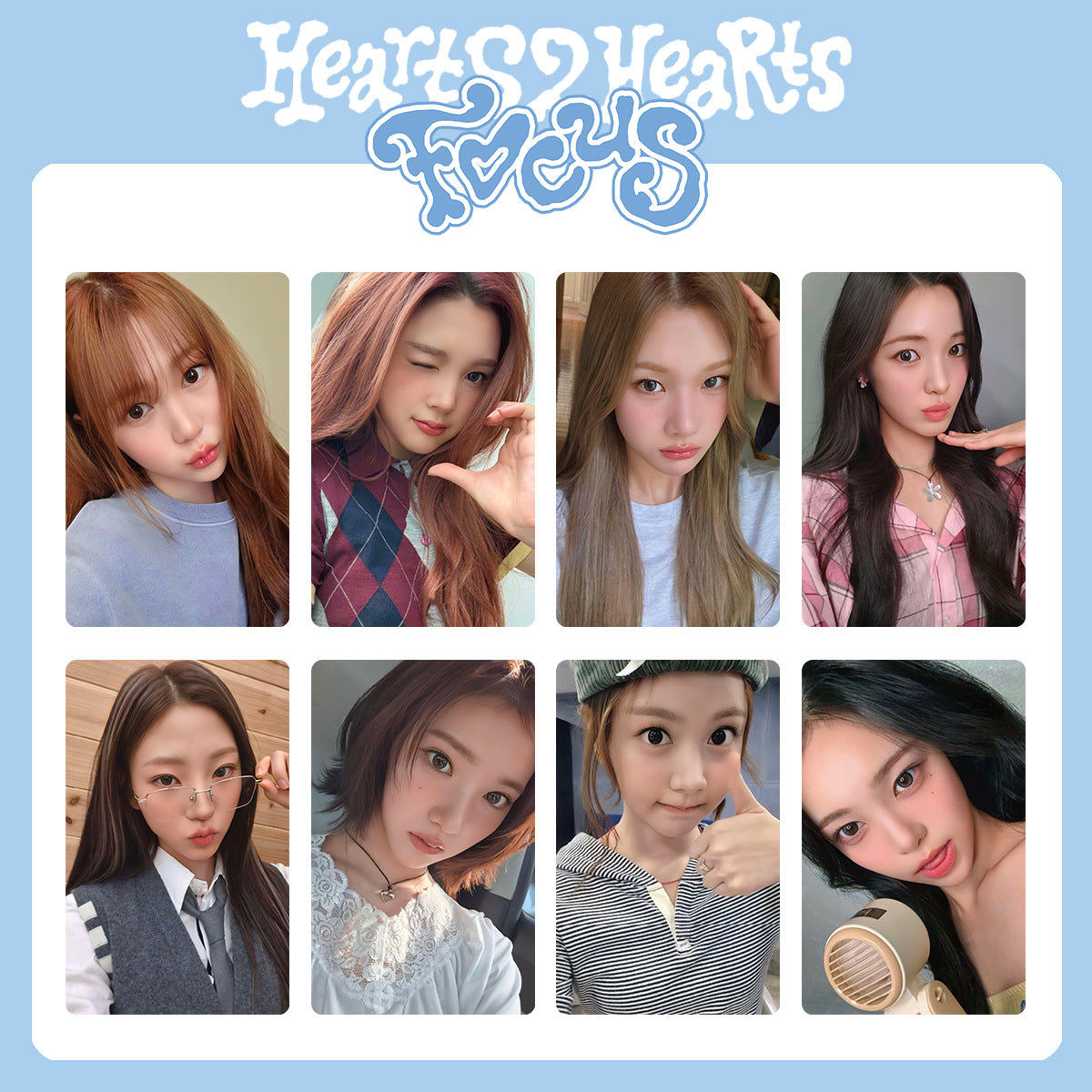 H2H Album FOCUS Photocard 8pcs